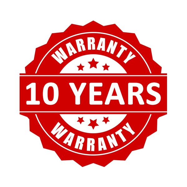 10 Years Warranty