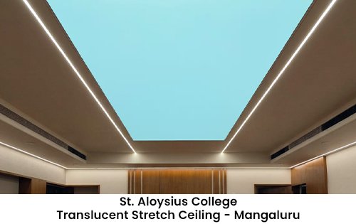 St. Aloysius College translucent stretch ceiling