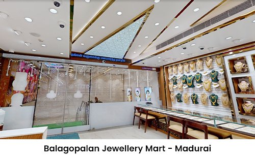 Balagopalan Jewellery Mart Madurai stretch ceiling