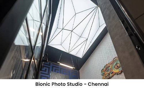 Bionic Photo Studio Chennai stretch ceiling