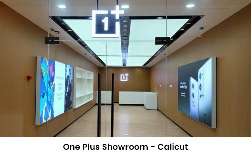 OnePlus Showroom Calicut stretch ceiling