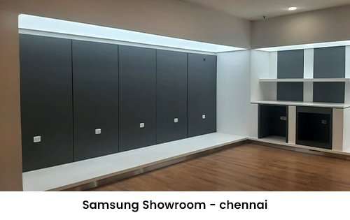 Samsung Showroom Chennai stretch ceiling